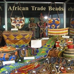 African trade beads used for bartering